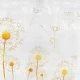 Fototapet fara imbinari Gold Dandelion