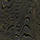 Fototapet fara imbinari Black And Gold Line Pattern