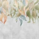 Fototapet fara imbinari Leaves Painted In Vivid Colors Fototapet fara imbinari Leaves Painted In Vivid Colors