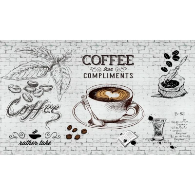 Fototapet fara imbinari Coffee Premier Decor