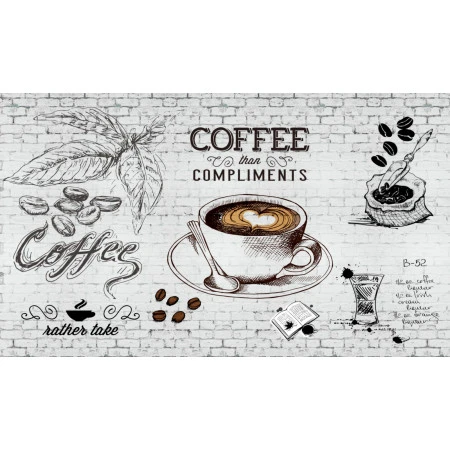 Fototapet fara imbinari Coffee Premier Decor
