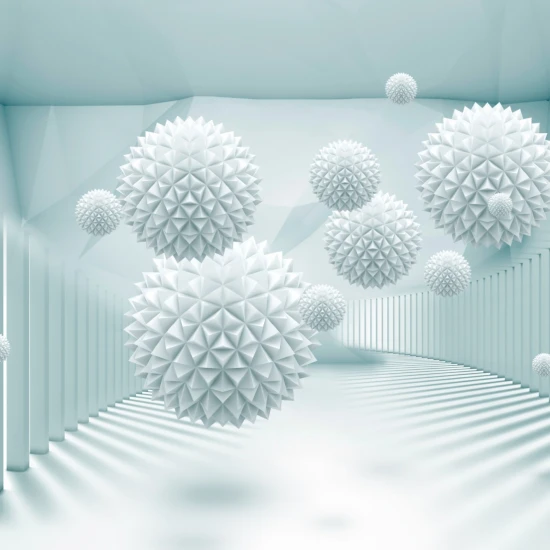 Fototapet fara imbinari Spiked Spheres
