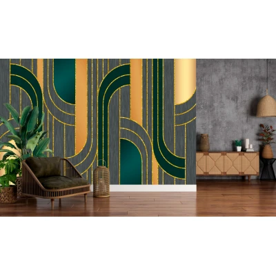 Fototapet fara imbinari Emerald Arches Premier Decor