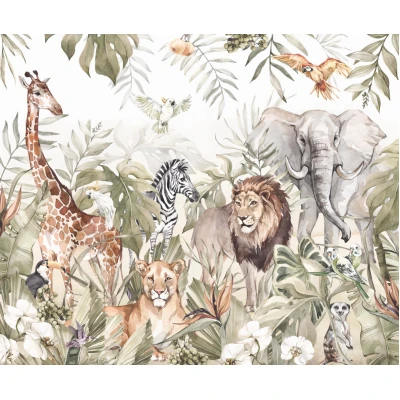 Fototapet fara imbinari Jungle Fauna Premier Decor