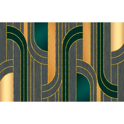 Fototapet fara imbinari Emerald Arches Premier Decor