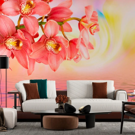 Fototapet fara imbinari Orchid