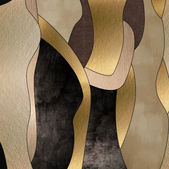 Fototapet fara imbinari Luxury Golden Black And Beige Background