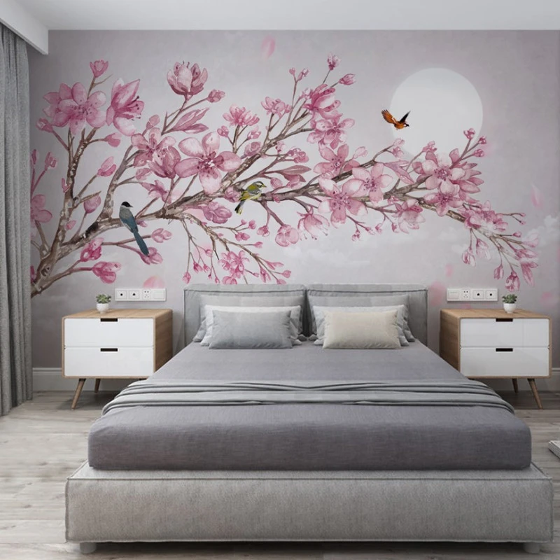 Tapet fara imbinari Aquarelle Magnolia