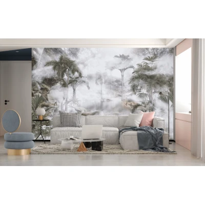 Fototapet fara imbinari Foggy Tropics Premier Decor
