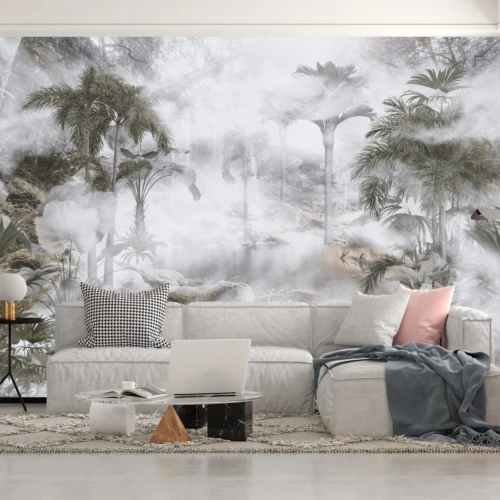 Fototapet fara imbinari Foggy Tropics