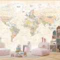 Fototapet fara imbinari Bright Old Map
