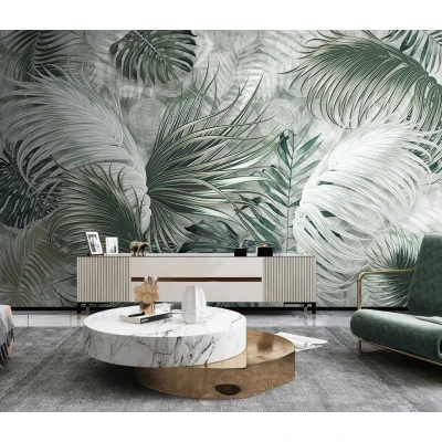 Fototapet textura in fara imbinari Soft Tropic Premier Decor