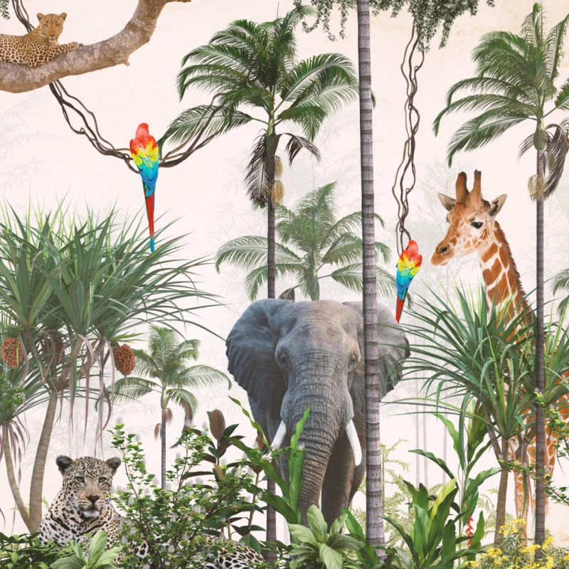 Fototapet fara imbinari African Tropical Jungle