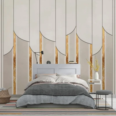 Fototapet fara imbinari Minimal Decorative Lines Premier Decor