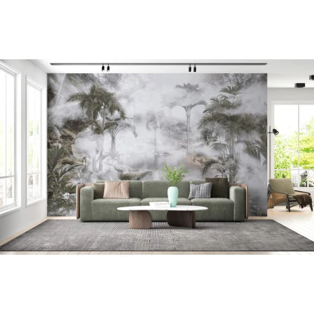 Fototapet fara imbinari Foggy Tropics