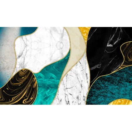 Fototapet fara imbinari Colorful Abstract Agate Premier Decor