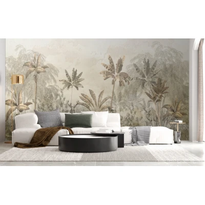 Fototapet fara imbinari Light Beige Rainforest Premier Decor