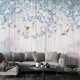 Fototapet fara imbinari Blooming Branches Stand Gracefully Against A Luminous Backdrop
