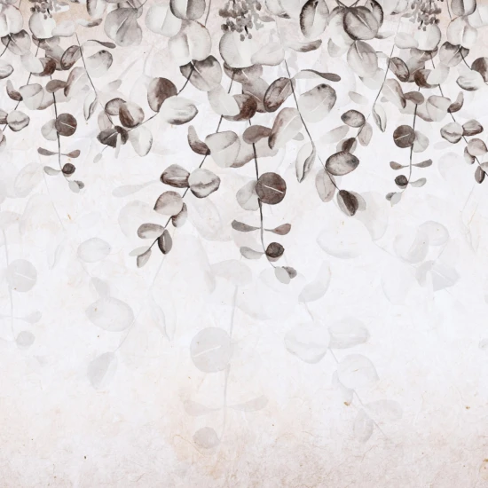 Fototapet fara imbinari Gray Leaves