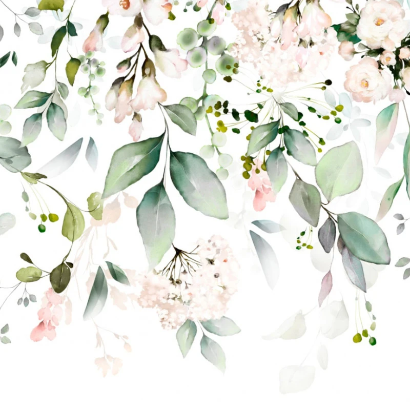 Fototapet fara imbinari Blush Pink Rose