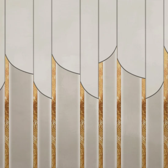 Fototapet fara imbinari Minimal Decorative Lines