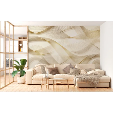 Fototapet fara imbinari  Pattern With Waves Premier Decor