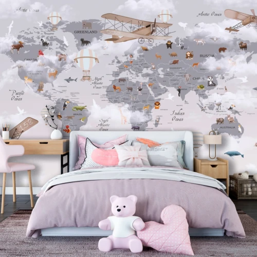 Fototapet fara imbinari Map Of Flying Dreams