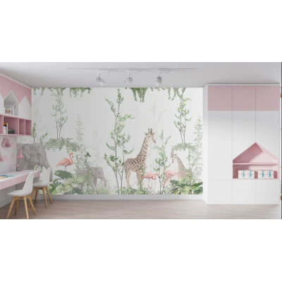 Fototapet fara imbinari Animals In The Tropics Premier Decor