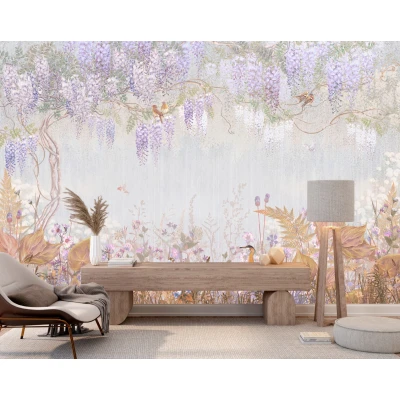 Fototapet fara imbinari Wisteria Premier Decor