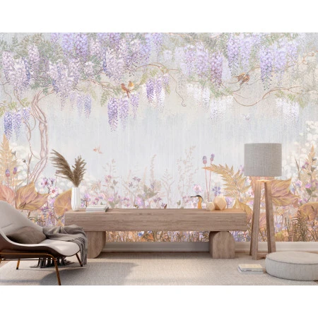 Fototapet fara imbinari Wisteria Premier Decor