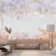Fototapet fara imbinari Wisteria