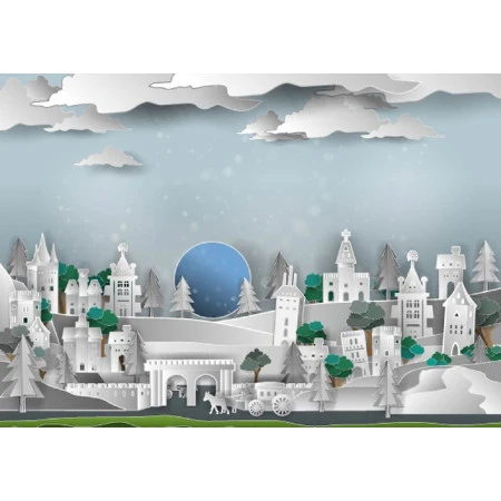Fototapet fara imbinari Dream Antiquated Night City