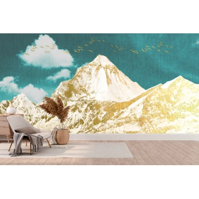 Fototapet fara imbinari Mountains Of Gold Premier Decor