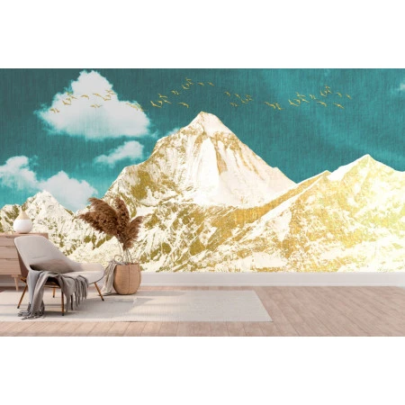 Fototapet fara imbinari Mountains Of Gold Premier Decor