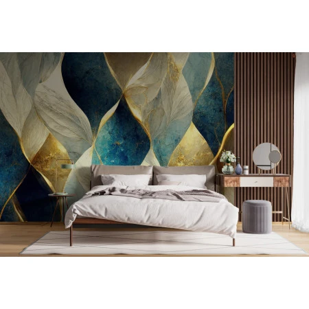 Fototapet fara imbinari Abstract Luxury Marble Background cu Riflaj Premier Decor