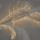 Fototapet fara imbinari  Luxury Feather Gold