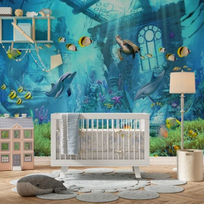 Fototapet fara imbinari The Aquatic World Premier Decor