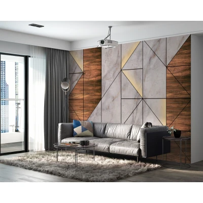 Fototapet fara imbinari Wood Premier Decor