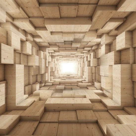 Fototapet fara imbinari 3D Portal To Heaven