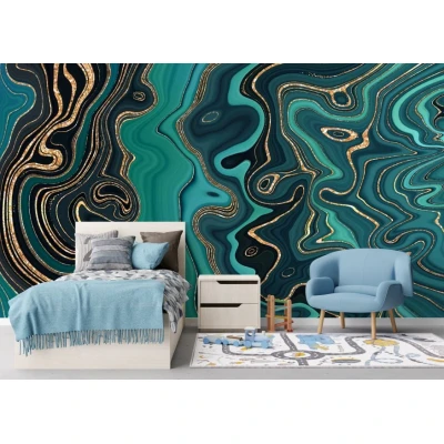 Fototapet fara imbinari Abstract Color Mix Premier Decor