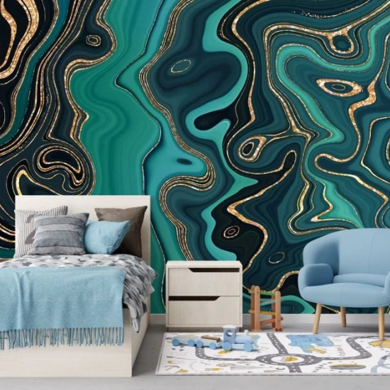 Fototapet fara imbinari Abstract Color Mix