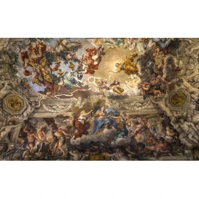 Fototapet fara imbinari Alegoria Divinei Providenta de Pietro da Cortona Premier Decor