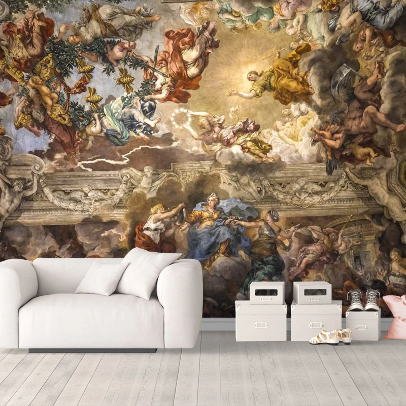 Fototapet fara imbinari Alegoria Divinei Providenta de Pietro da Cortona