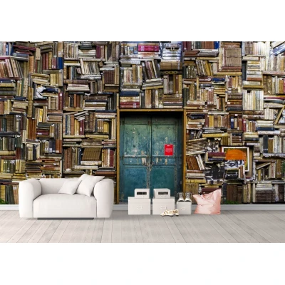 Fototapet fara imbinari Biblioteca Premier Decor