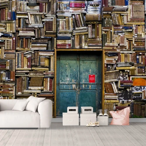 Fototapet fara imbinari Biblioteca