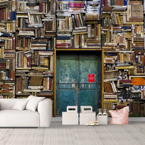 Fototapet fara imbinari Biblioteca