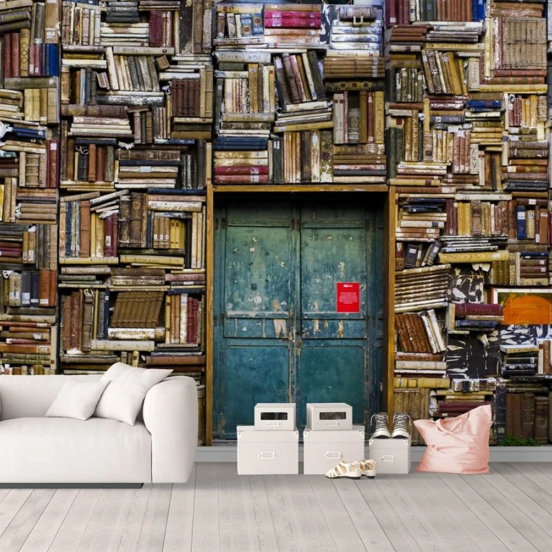 Fototapet fara imbinari Biblioteca