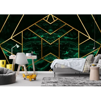 Fototapet fara imbinari Black Marble Premier Decor