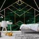 Fototapet fara imbinari Black Marble