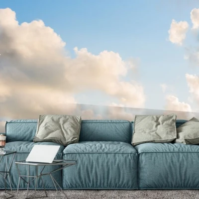 Fototapet fara imbinari Blue Sky Premier Decor